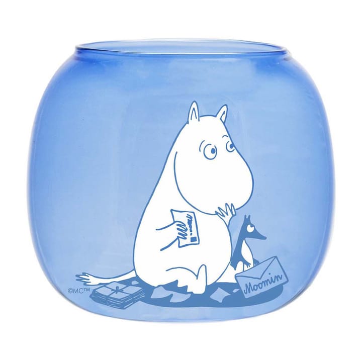 Moomin kynttilälyhty/kulho Ø 9 cm, Blue Muurla