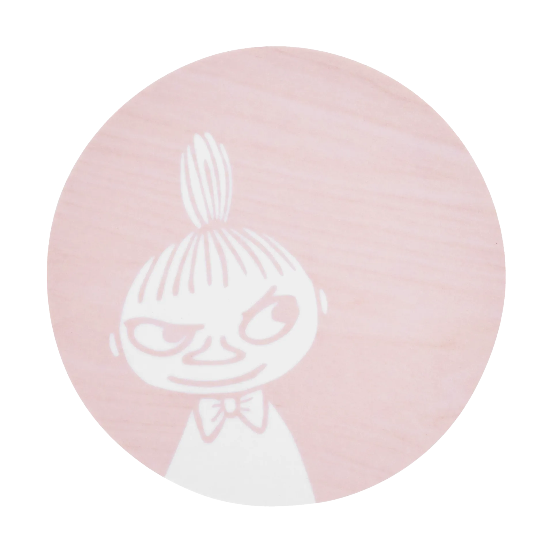 Moomin lasinalunen Ø10 cm, Little My Muurla