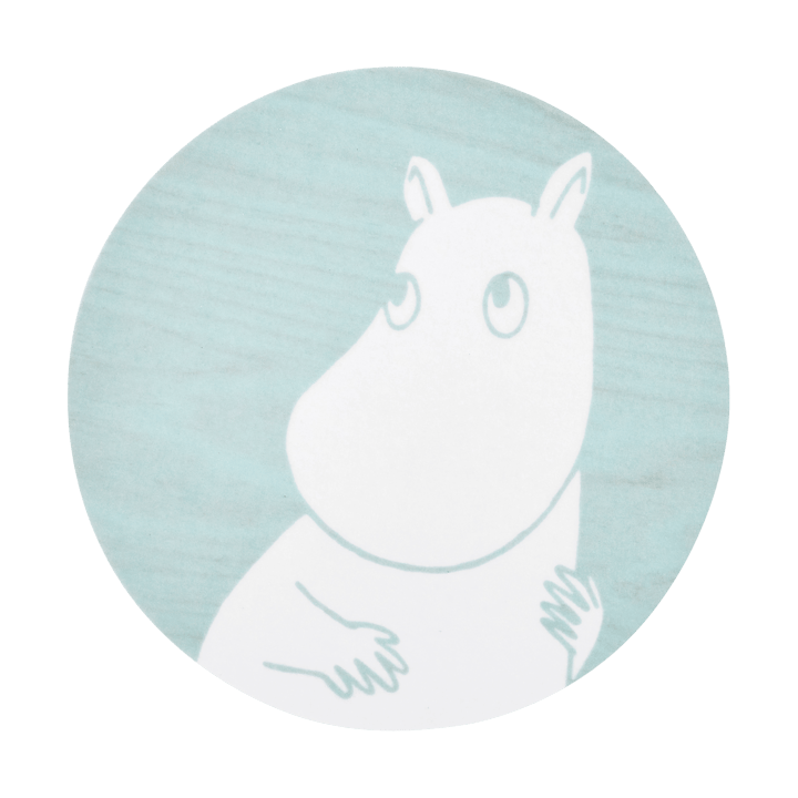 Moomin lasinalunen Ø10 cm, Momintroll Muurla