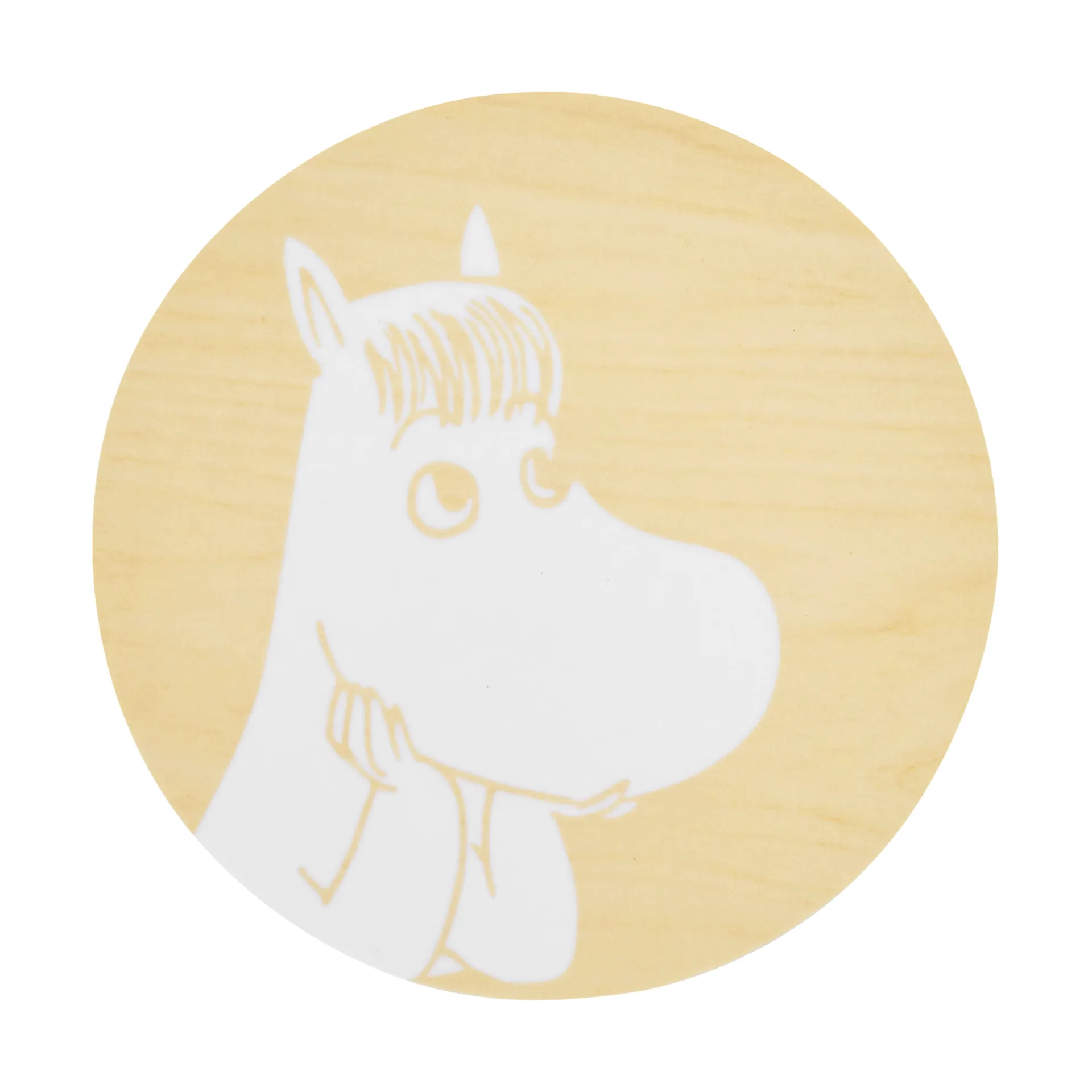Moomin lasinalunen Ø10 cm, Snorkmaiden Muurla