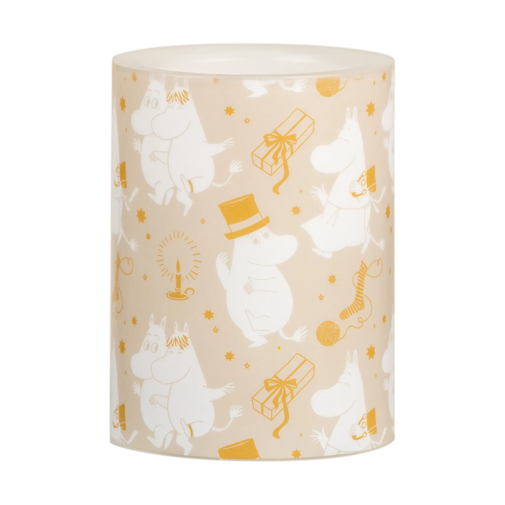 Moomin LED-pöytäkynttilä 10 cm, Sparkling stars Muurla
