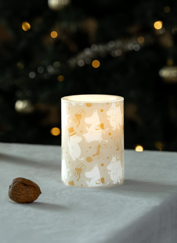 Moomin LED-pöytäkynttilä 10 cm, Sparkling stars Muurla