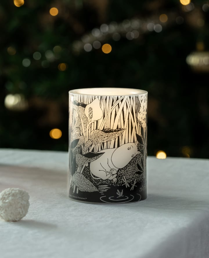 Moomin LED-pöytäkynttilä 10 cm, The pond Muurla