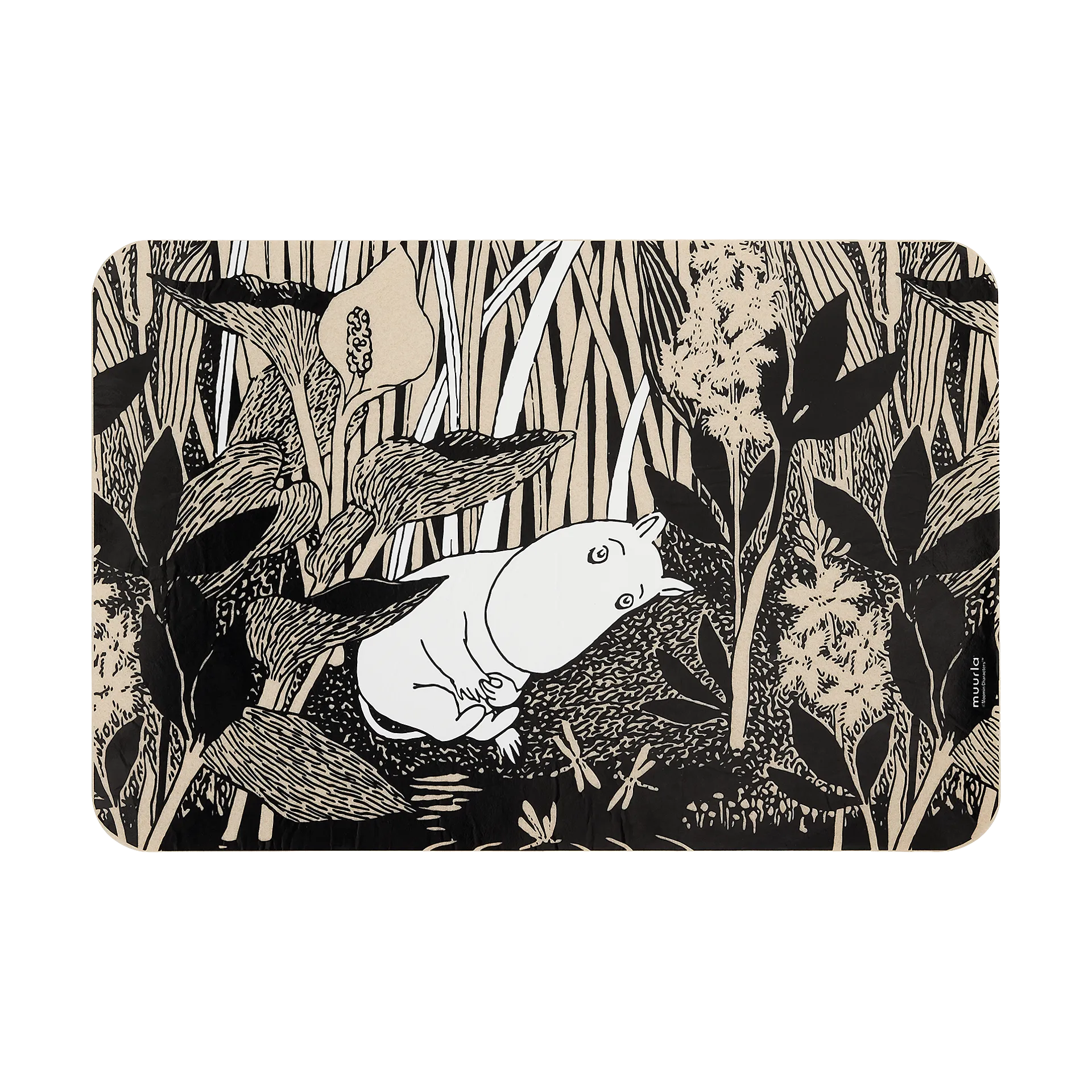 Moomin originals pöytätabletti 30x45 cm, The Pond Muurla