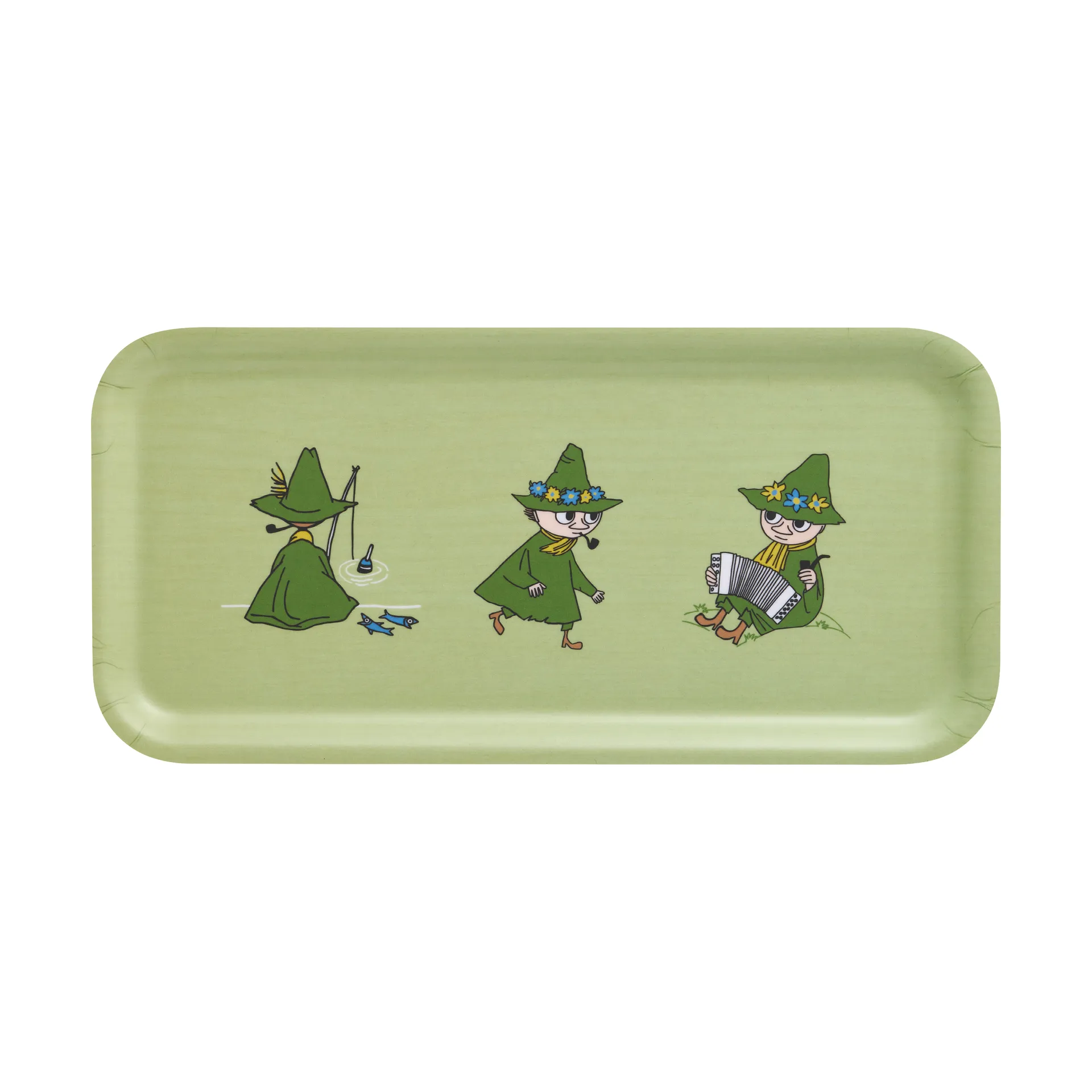 Moomin tarjotin 13x27 cm, Retro Snufkin Muurla
