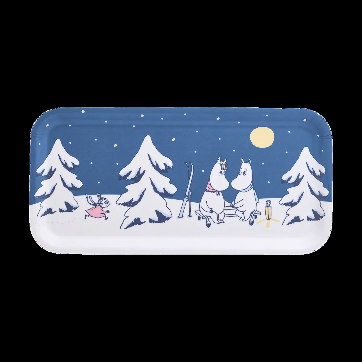 Muurla Moomin tarjotin 13x27 cm Tähtitaivas