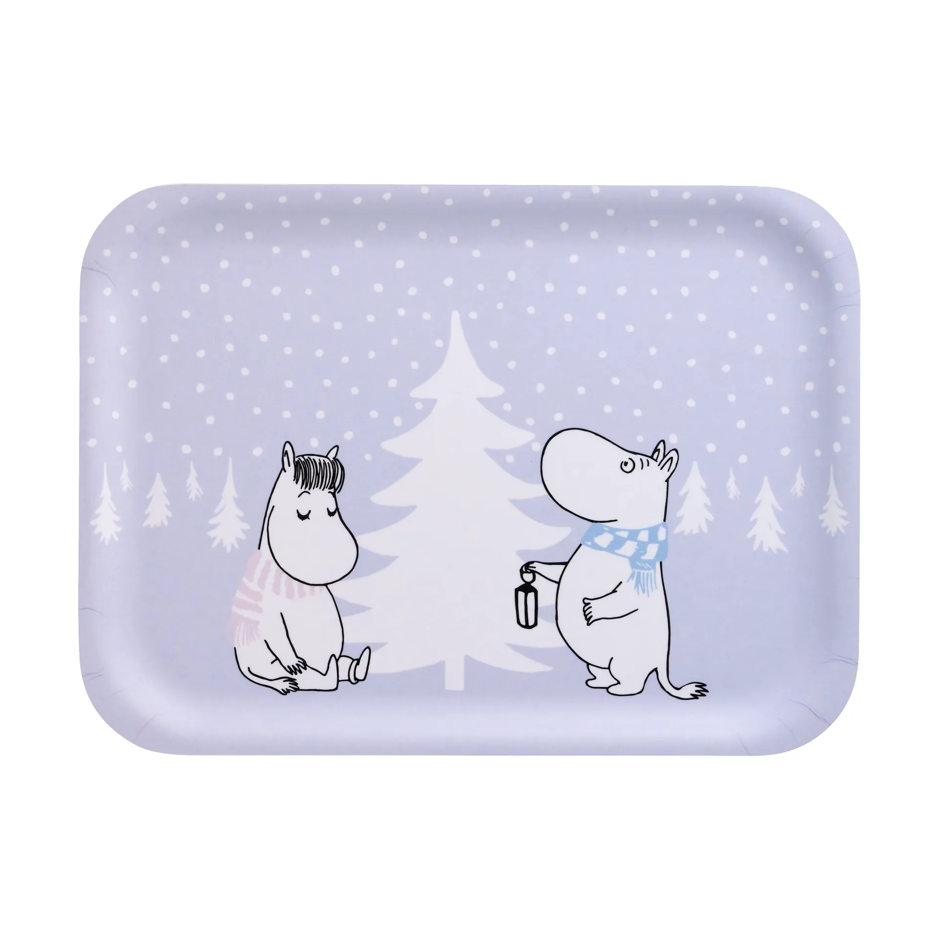 Moomin tarjotin 20x27 cm, Snowfall Muurla