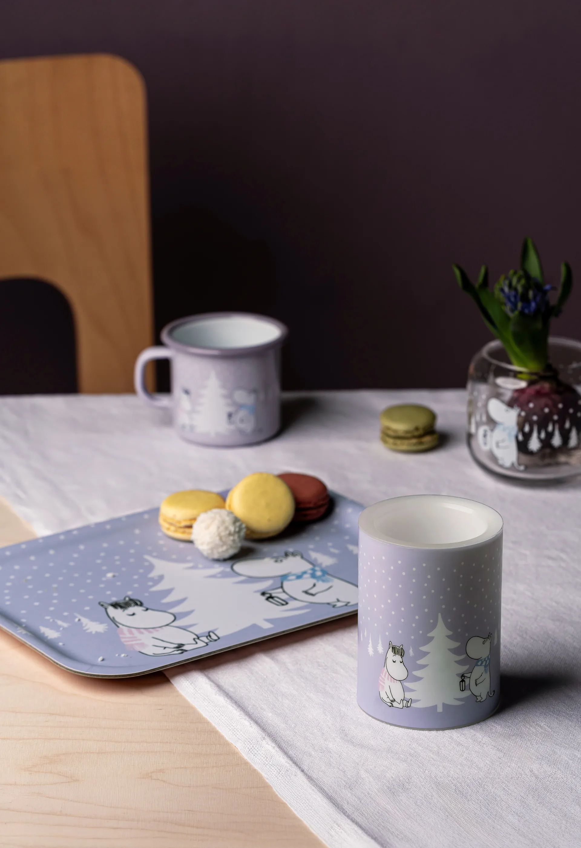 Moomin tarjotin 20x27 cm, Snowfall Muurla