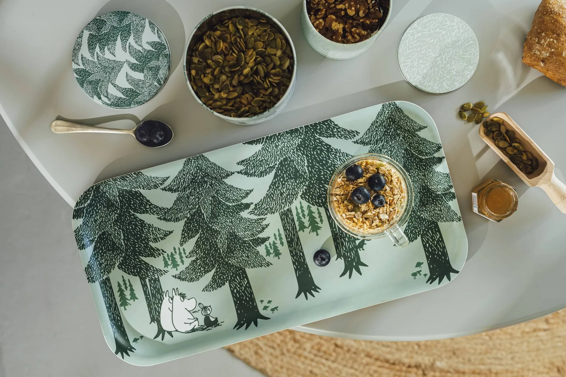 Moomin tarjotin 22x43 cm, Forest Muurla