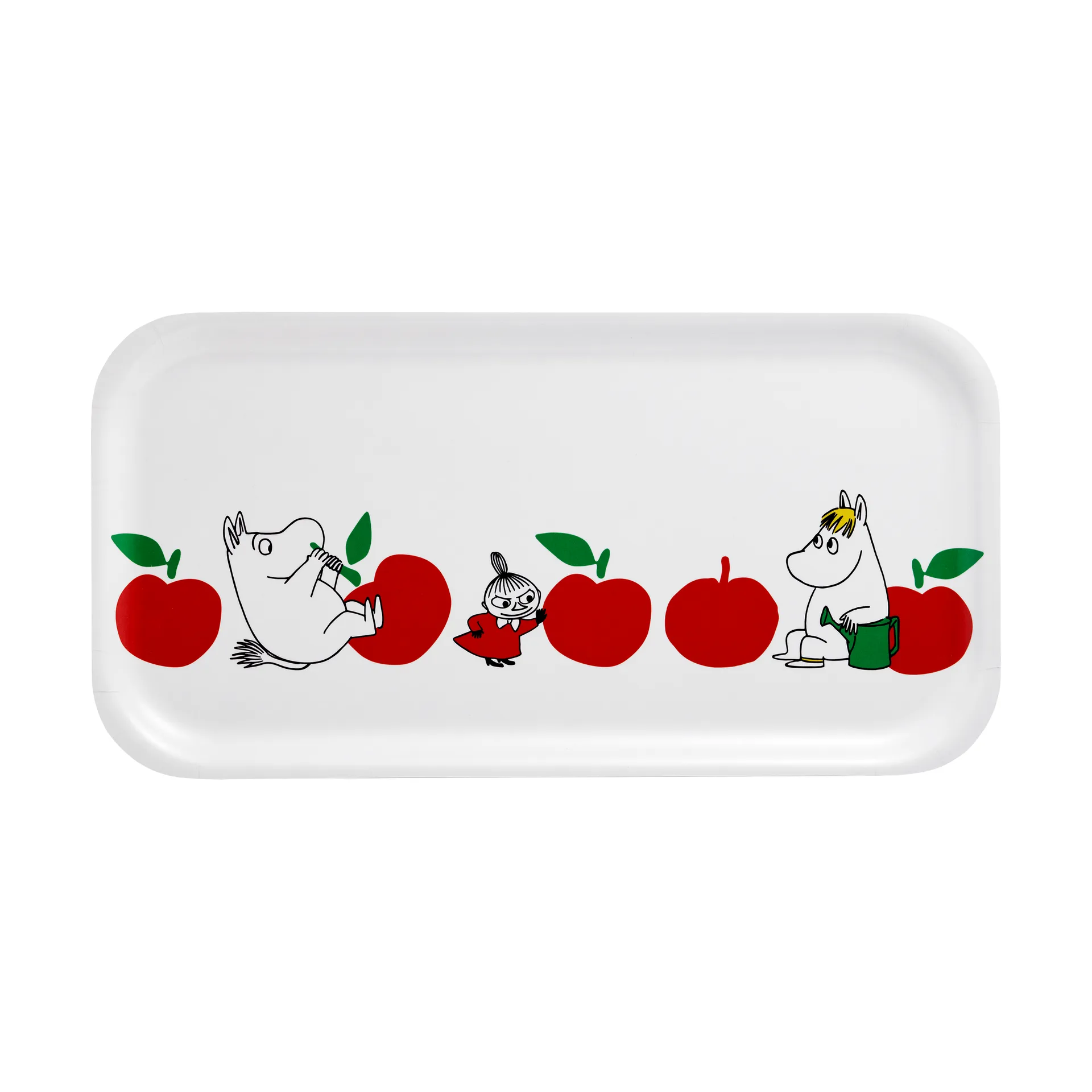 Moomin tarjotin 22x43 cm, Iloiset omenat Muurla