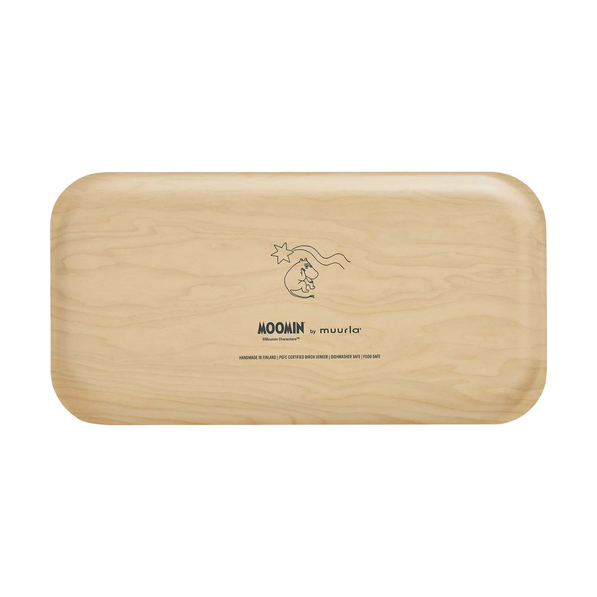 Moomin tarjotin 22x43 cm, The rush Muurla