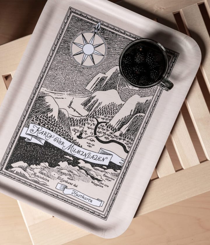 Moomin tarjotin 32x42 cm, Swedish Moominvalley map Muurla