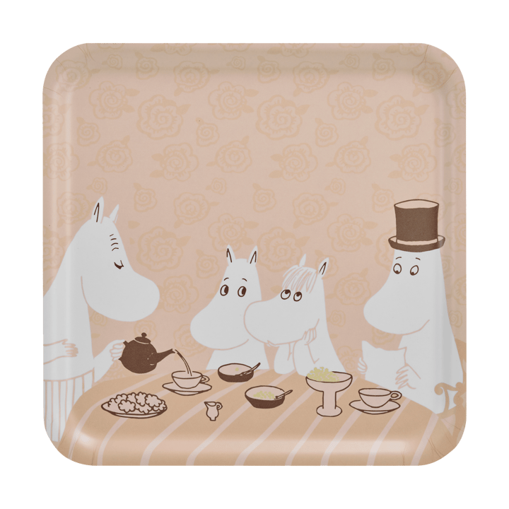 Moomin tarjotin 33x33 cm, Coffee time Muurla