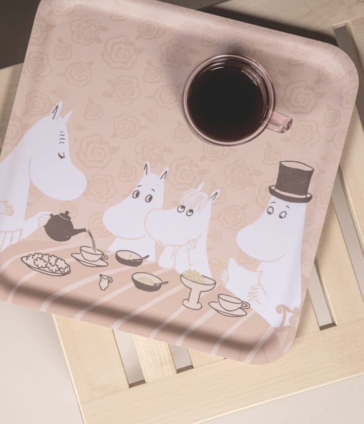 Moomin tarjotin 33x33 cm, Coffee time Muurla