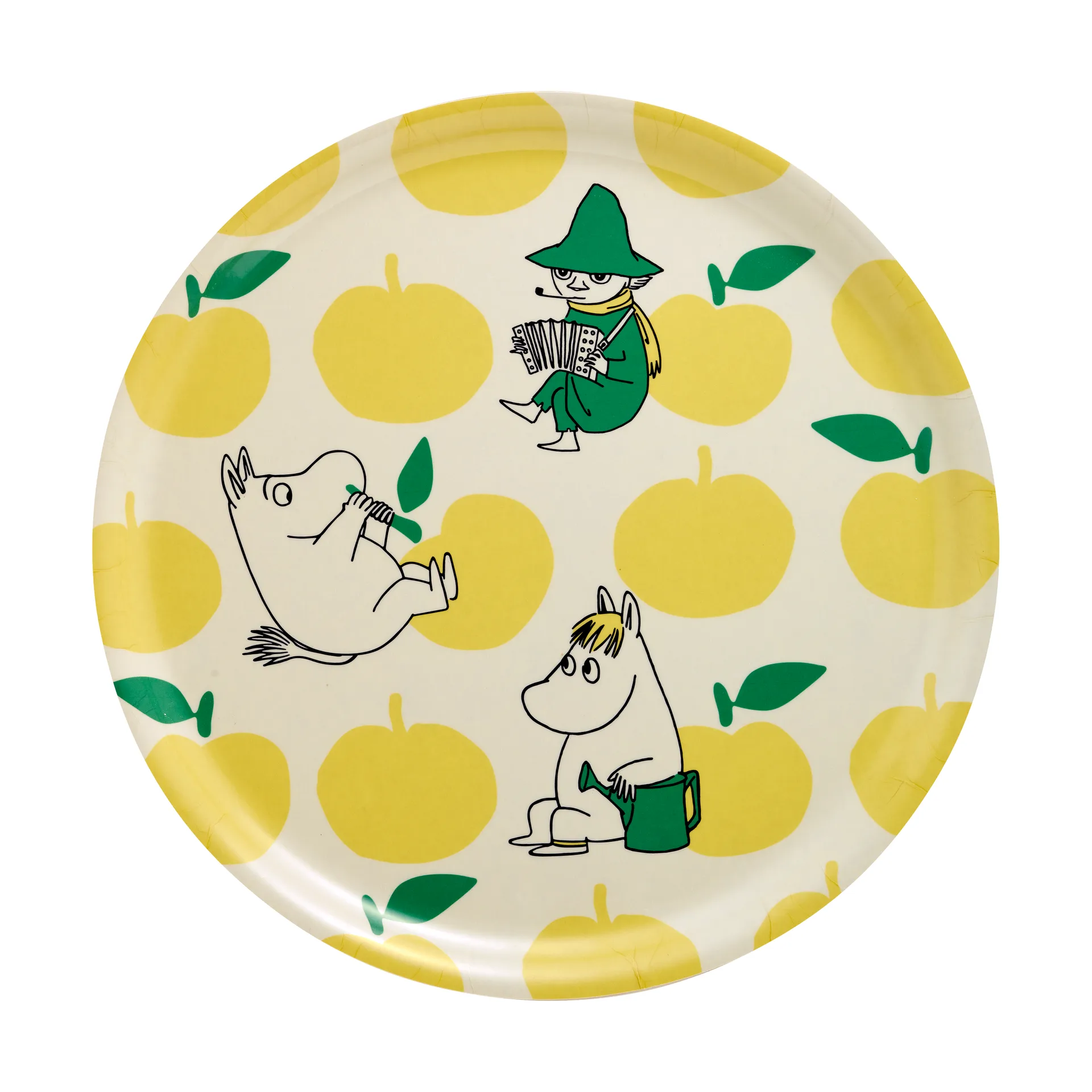 Moomin tarjotin Ø35 cm, Iloiset omenat Muurla