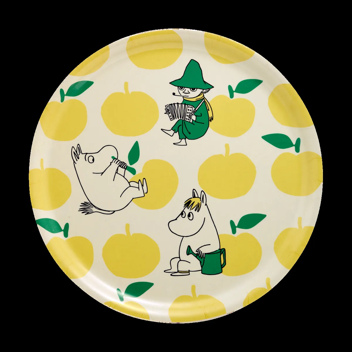 Muurla Moomin tarjotin Ø35 cm Iloiset omenat