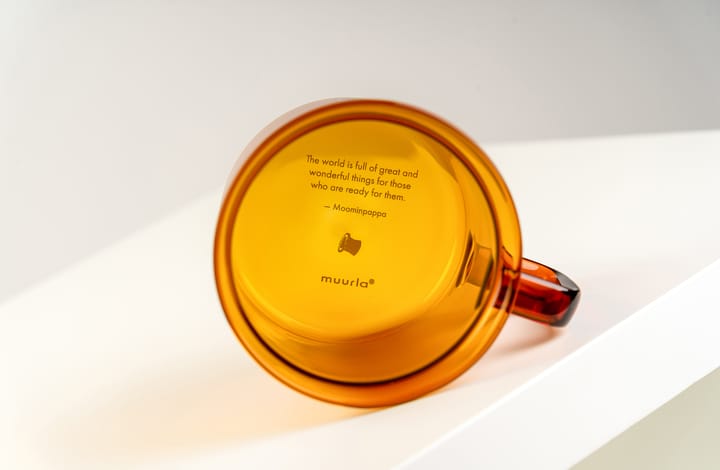 Moominpappa lasimuki 35 cl, Amber Muurla