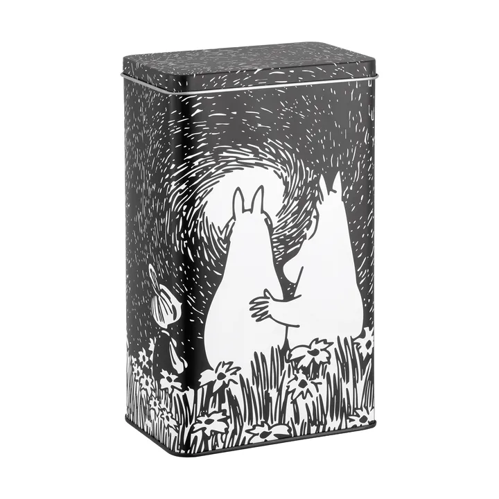 Mumin Friendship peltinen kahvipurkki - Friendship, 12x8x20 cm - Muurla