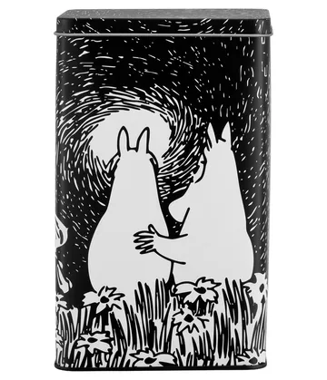 Mumin Friendship peltinen kahvipurkki - Friendship, 12x8x20 cm - Muurla