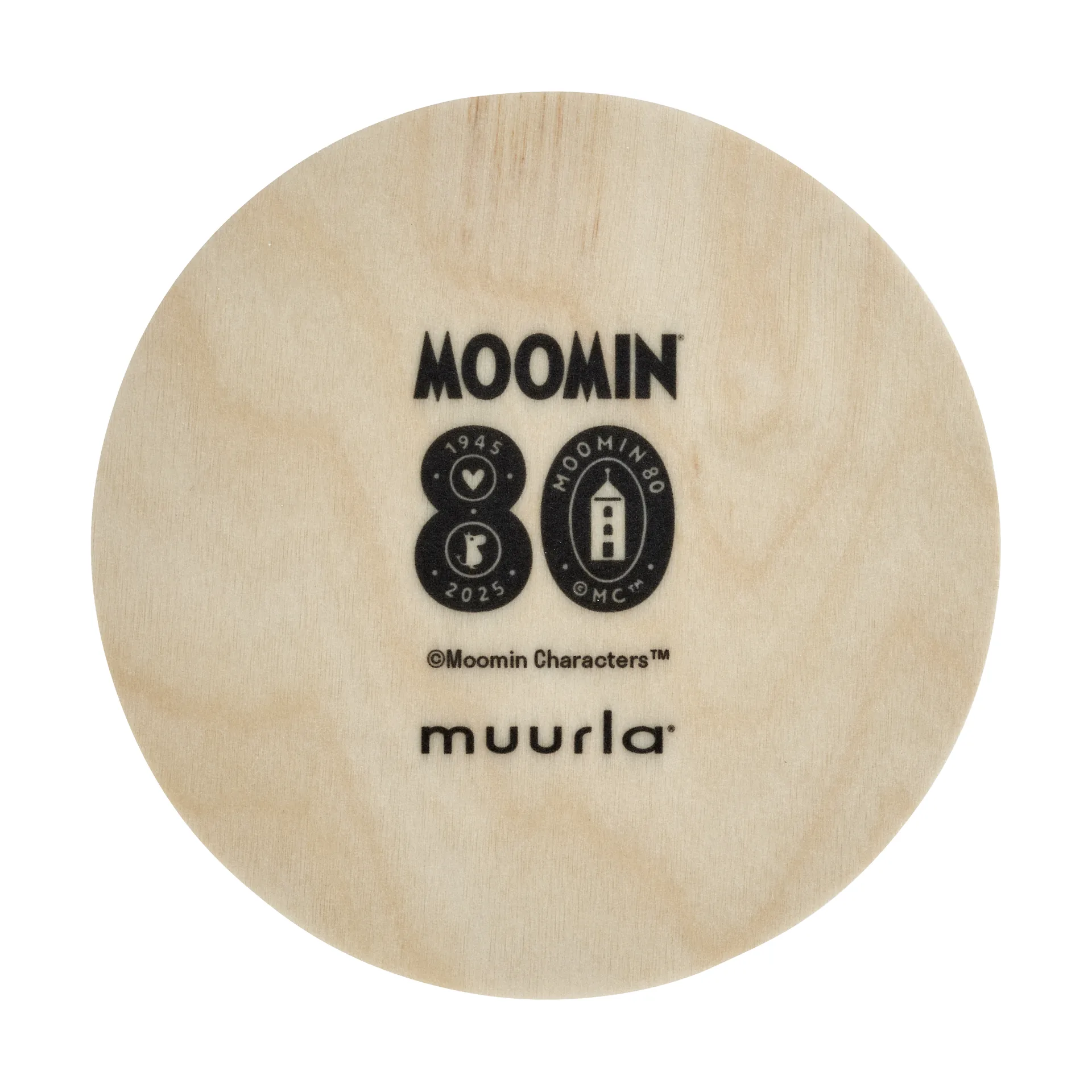 Muumi 80 lasinalunen Ø11 cm 4 kpl pakkaus, Monivärinen Muurla
