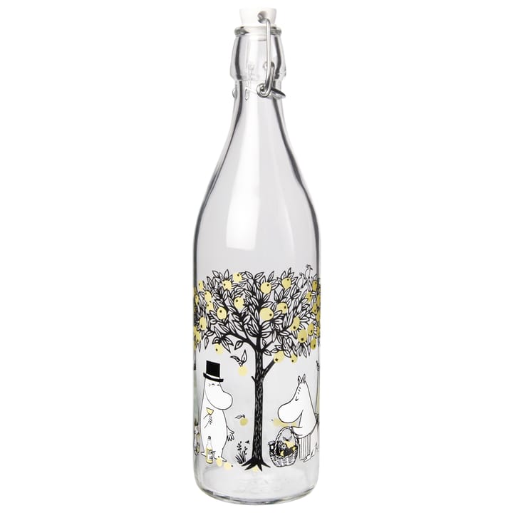 Muumi lasipullo 1 L - Apples - Muurla