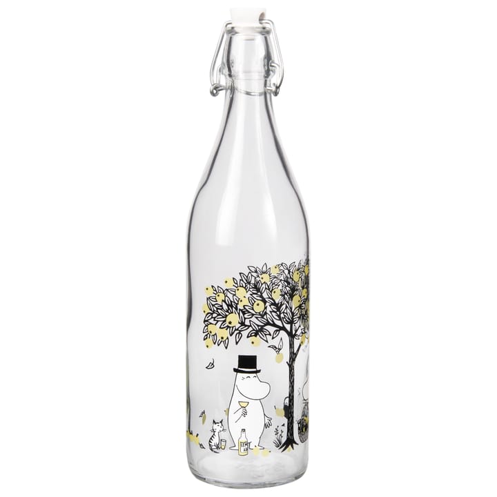 Muumi lasipullo 1 L, Apples Muurla