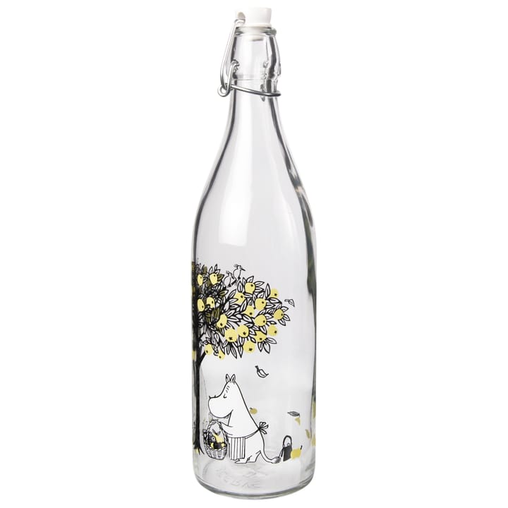 Muumi lasipullo 1 L, Apples Muurla