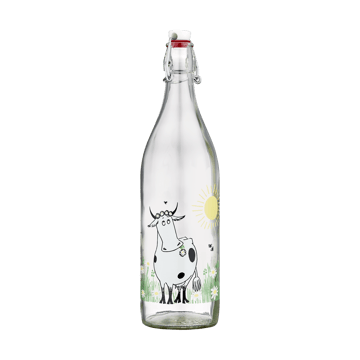 Muumi lasipullo 1 L - Meadow - Muurla