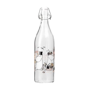 Muumi lasipullo 1 L - The Beach - Muurla