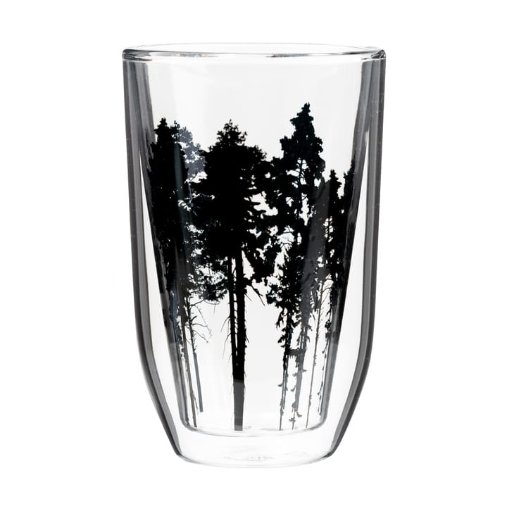 Nordic The Forest hot drinks -lasi 30 cl, Kirkas-musta Muurla