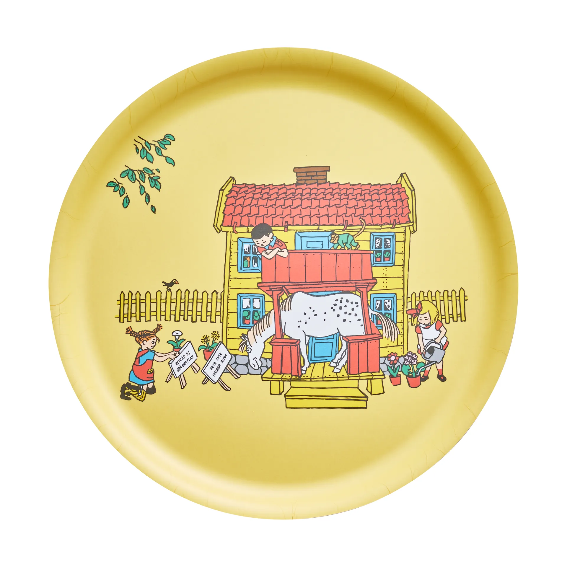Peppi tarjoilualusta Ø35 cm, Peppi Pitkätossun talo Muurla