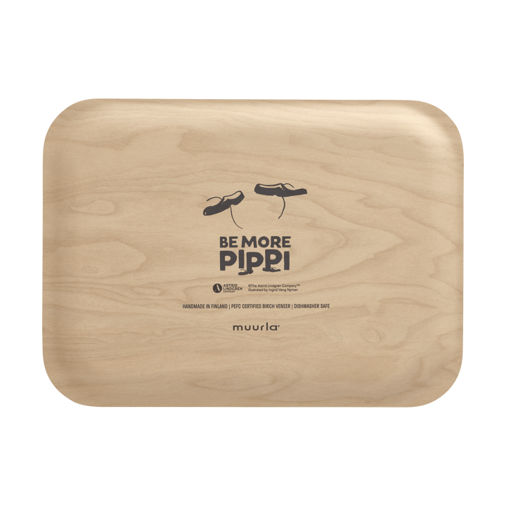 Peppi tarjotin 20x27 cm, Be More Pippi Muurla