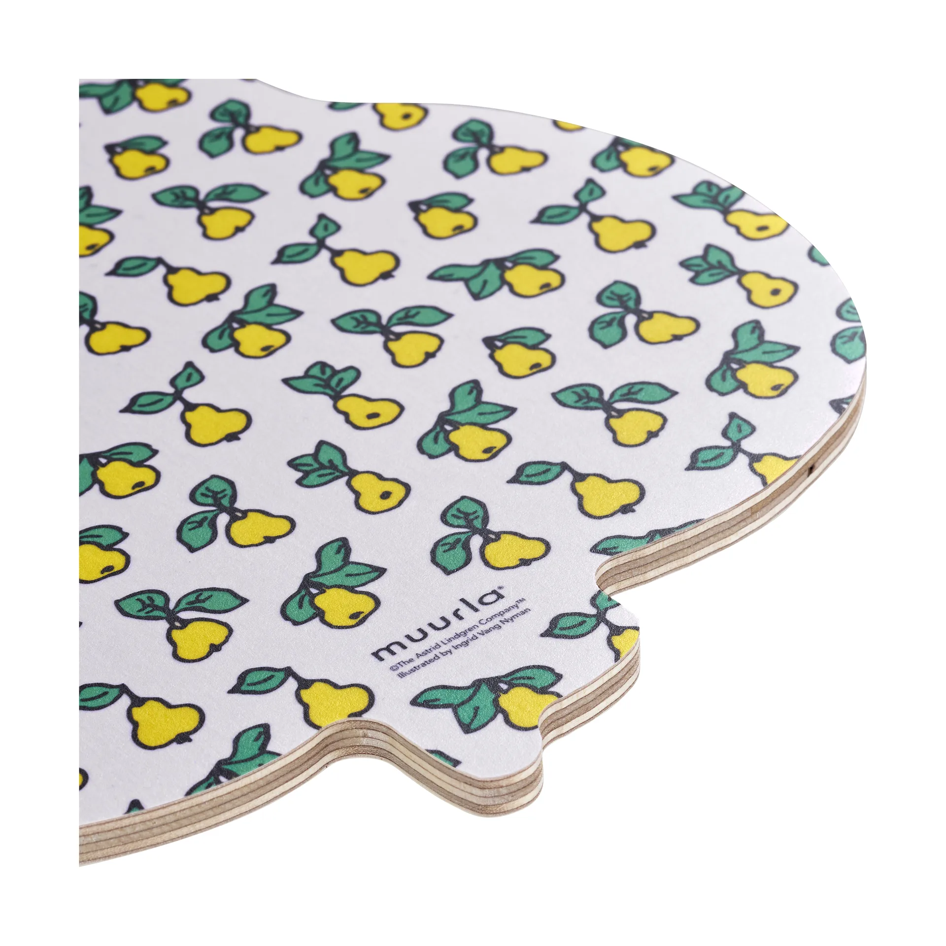 Pippi Chop & Serve leikkuulauta 21x30 c, Hedelmät Muurla