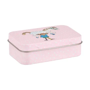 pippi peltirasia 10x6,5x3 cm - Pippi and the Horse - Muurla