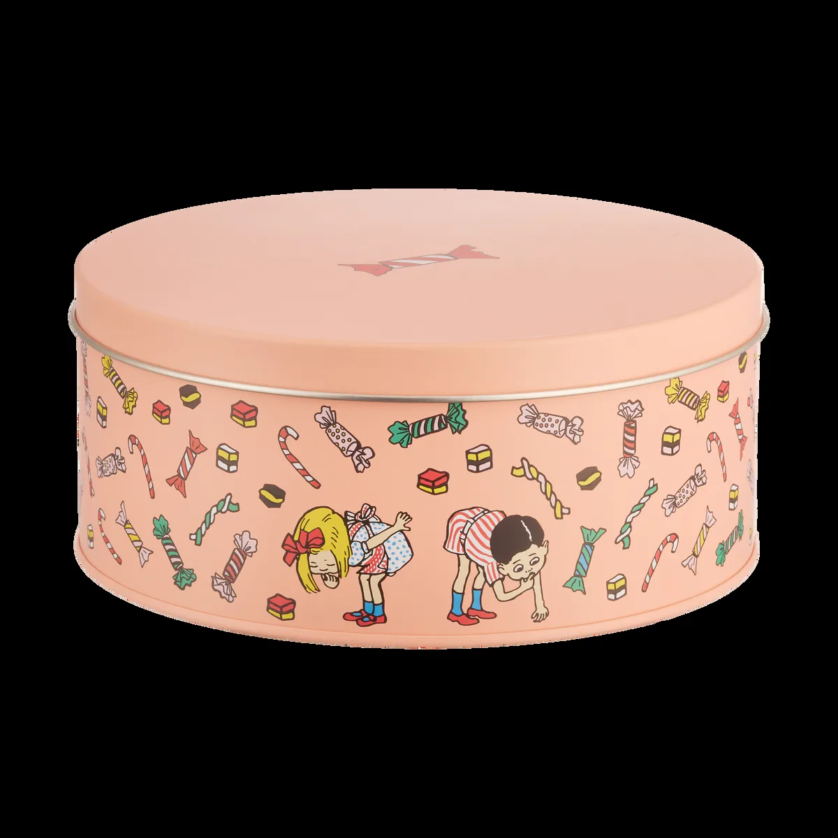 Muurla Pippi säilytysrasia kannella Ø15 cm Candy