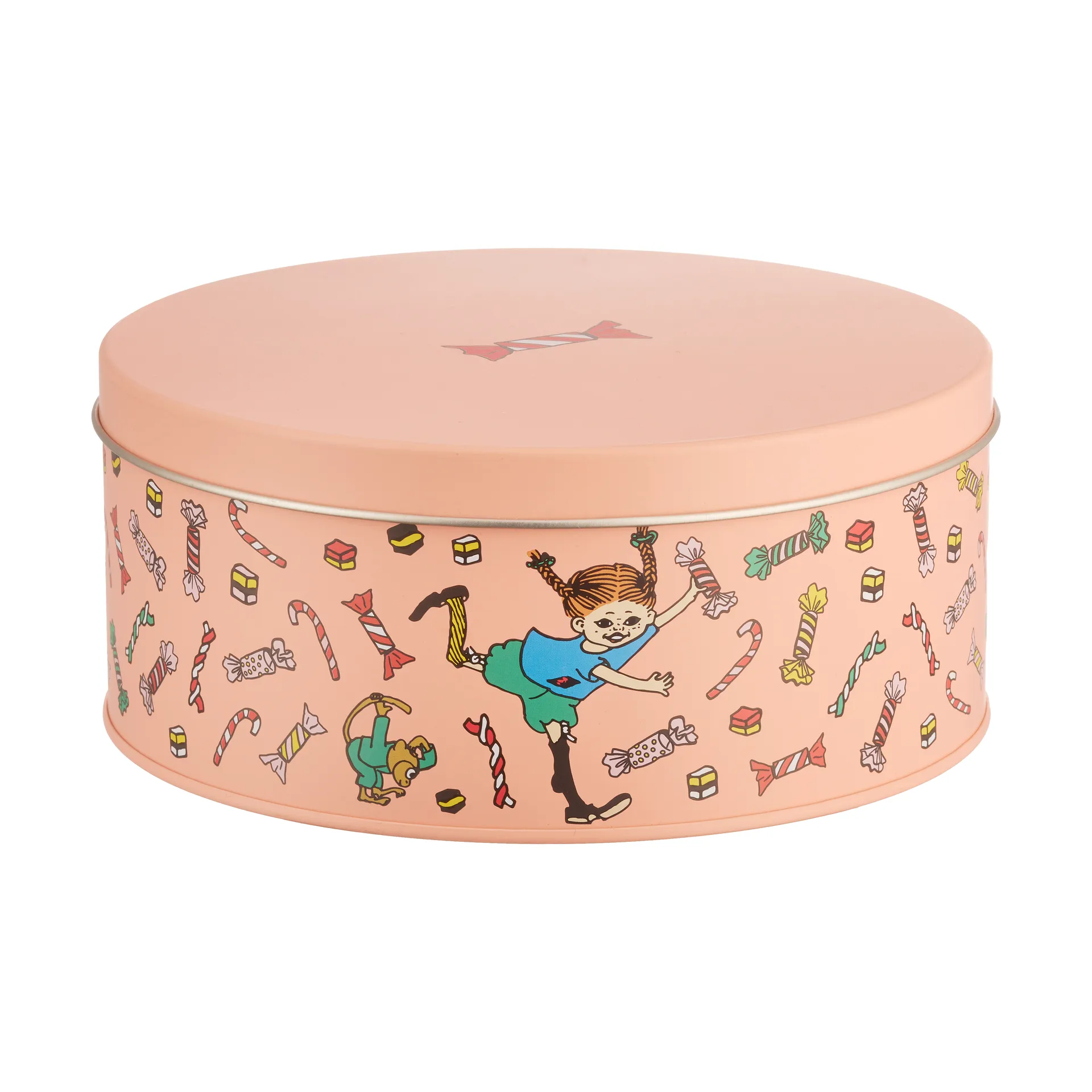 Pippi säilytysrasia kannella Ø15 cm, Candy Muurla