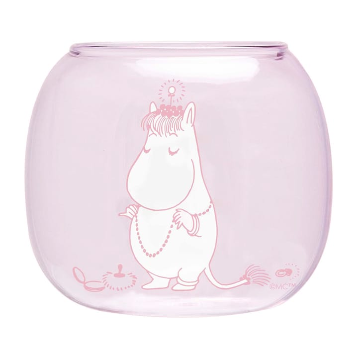 Snorkmaiden kynttilälyhty/kulho Ø 9 cm, Pink Muurla