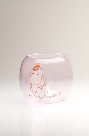 Snorkmaiden kynttilälyhty/kulho Ø 9 cm - Pink - Muurla