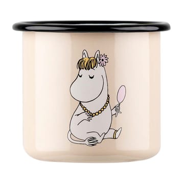 Snorkmaiden Retro -emalimuki 37 cl - Beige - Muurla