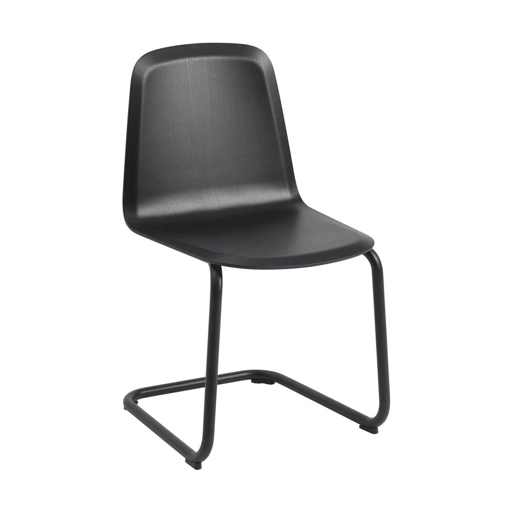 Brink Chair Cantilever Base tuoli, Musta-musta Muuto