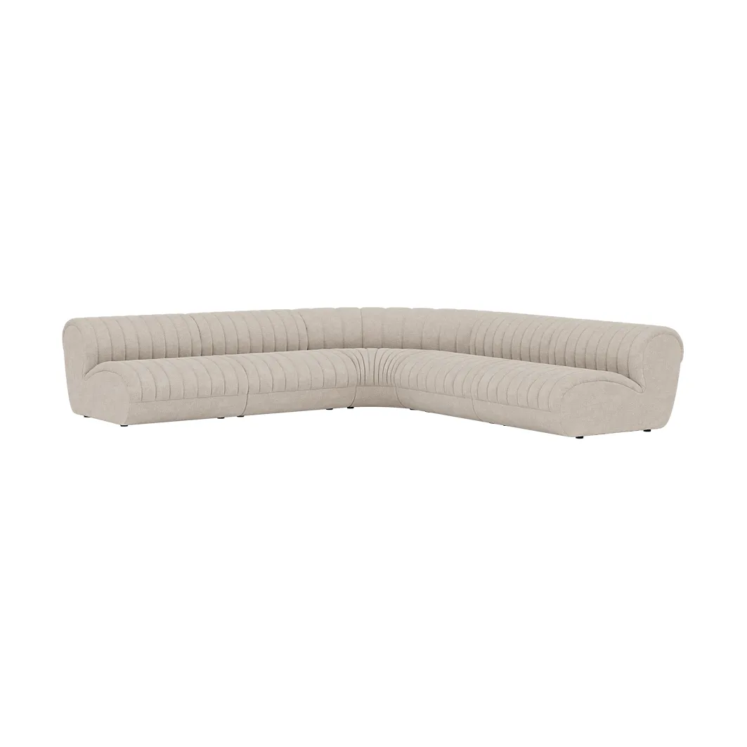 Coltre modulaarisohva, Kokoonpano 1, turf-sand, kulmasohva Muuto