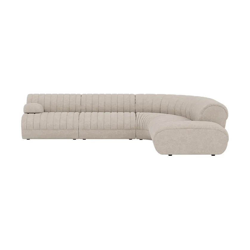 Coltre modulaarisohva, Kokoonpano 2, turf-sand, kulmasohva Muuto
