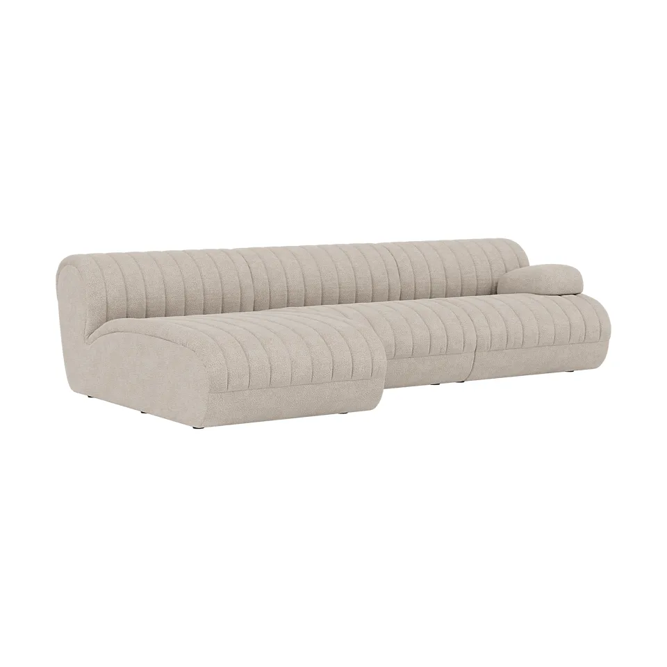 Coltre modulaarisohva, Kokoonpano 3, turf-sand, 3-istuttava Muuto