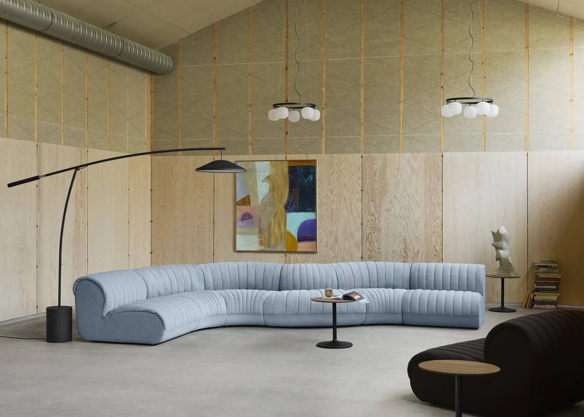 Coltre modulaarisohva, Kokoonpano 3, turf-sand, 3-istuttava Muuto