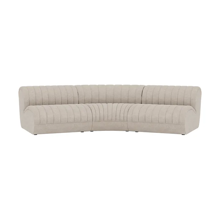 Coltre modulaarisohva - Kokoonpano 4, turf-sand, 3-istuin - Muuto