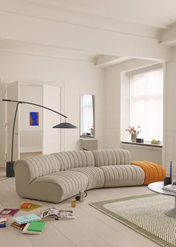 Contra lattiavalaisin - Anthracite black-betoni, 188 cm - Muuto