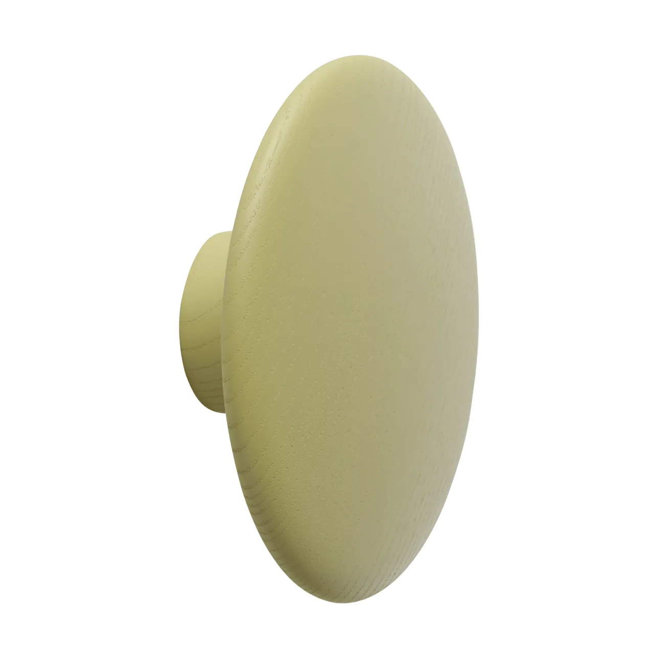 Dots Wood vaatekoukku, Light olive, Ø13 cm Muuto