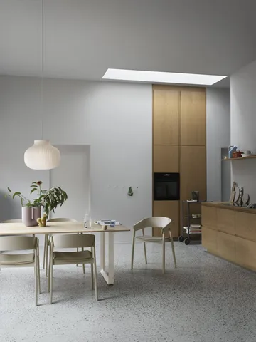 Dots Wood vaatekoukku - Light olive, Ø6,5 cm - Muuto