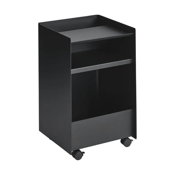 Folded Trolley rullavaunu avoin - Black, 37,4x61,5x37,2 cm - Muuto