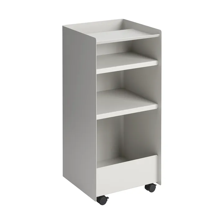 Folded Trolley rullavaunu avoin - Harmaa, 37,4x38,7x37,2 cm - Muuto
